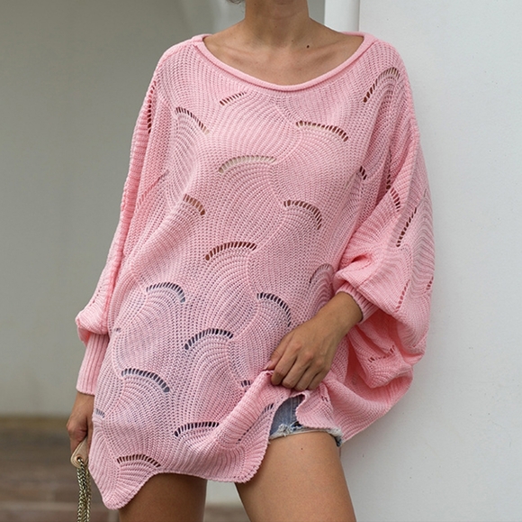 Lantern Glow Knit Top - Pink - Picture 6 of 6